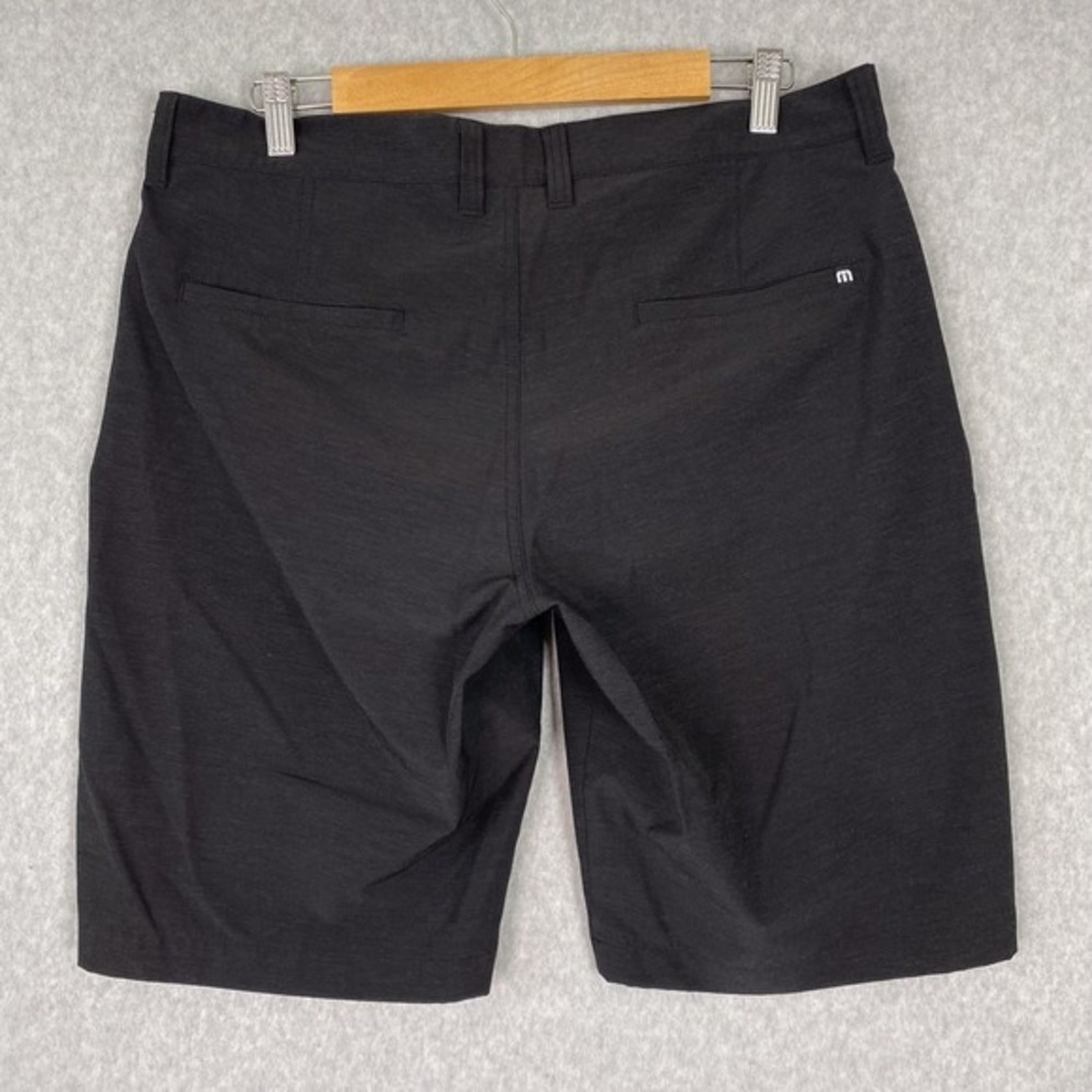 Travis Mathew Shorts Mens 34 Black Golf Performance Chino - Picture 5 of 7